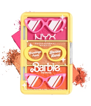 NYX Professional Makeup Barbie The Movie Blush & Highlighter Palette Make-up Palette-1 Stk