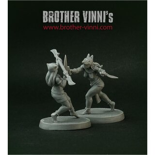 Egyptian Fighters (28 mm) (2)