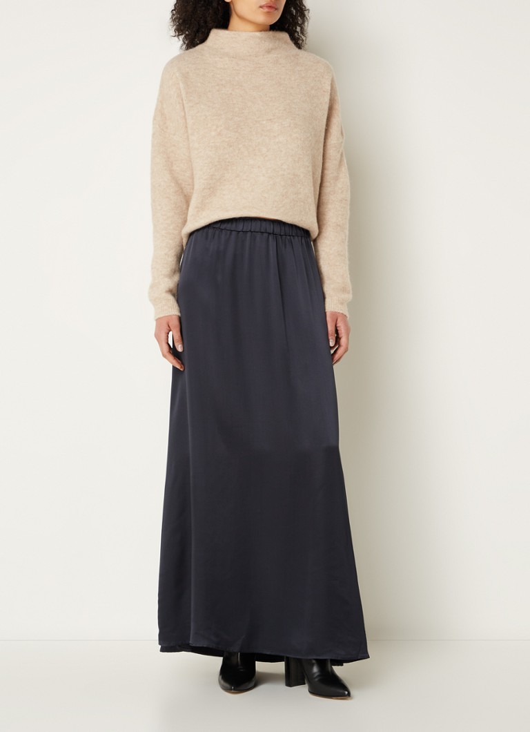 Fustă maxi din satin Metta de la by-bar