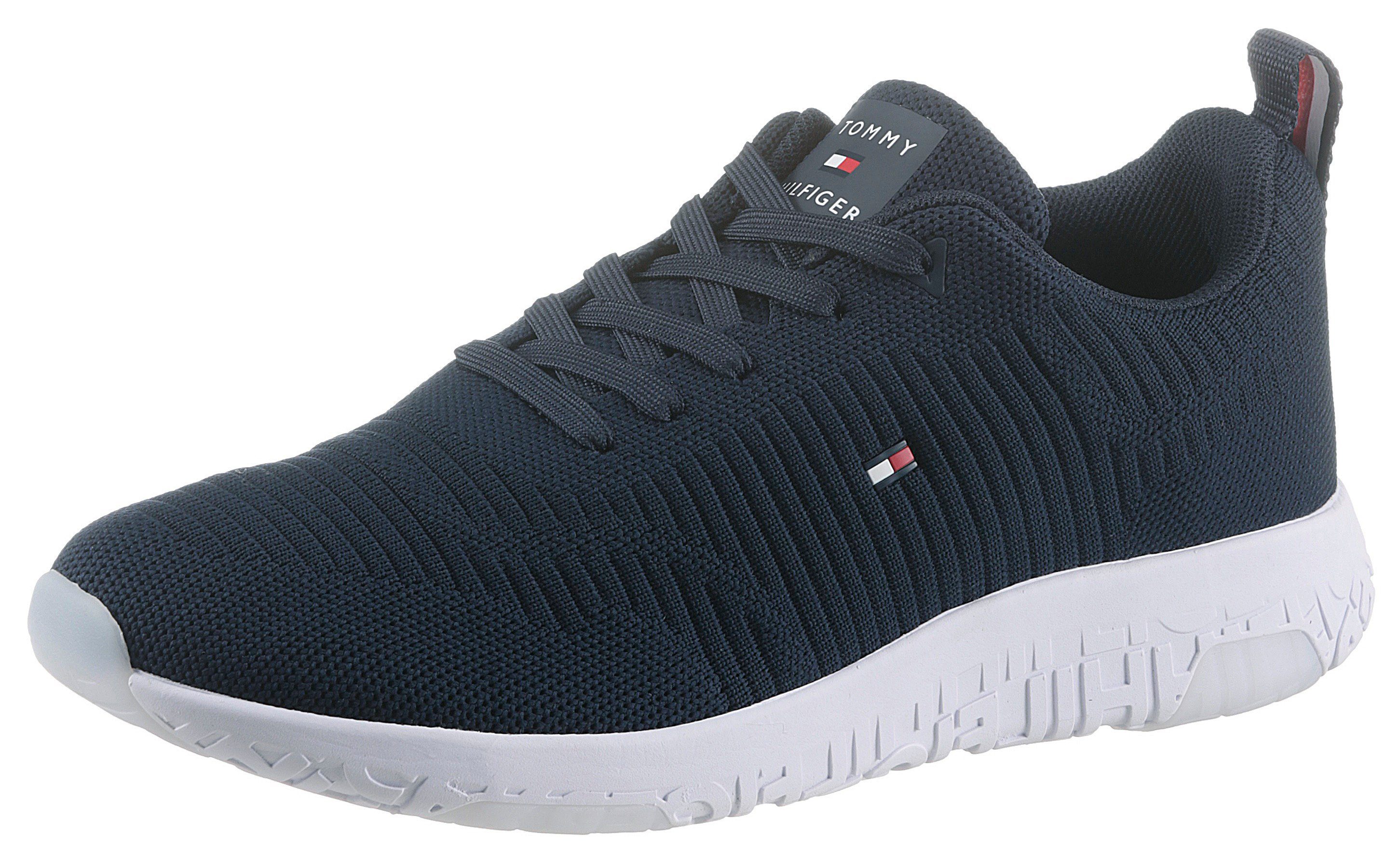 Tommy Hilfiger CORPORATE KNIT RIB RUNNER Sneaker mit seitlicher Logoflagge