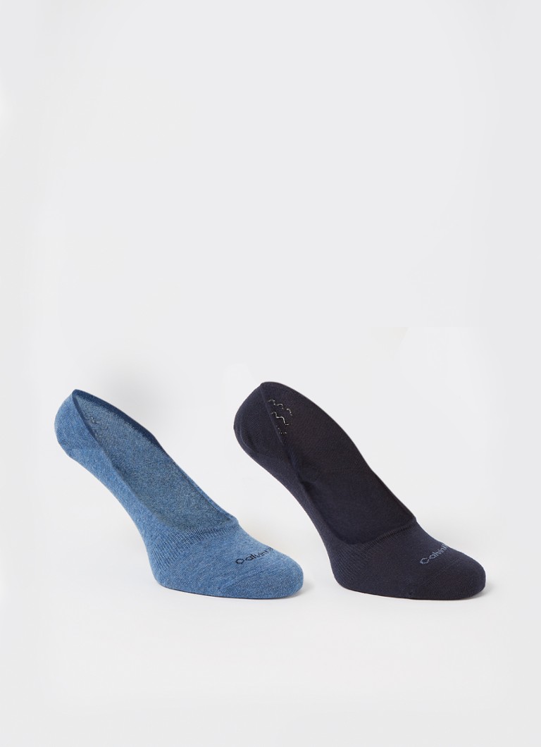 Calvin Klein Sneaker socks with logo in a 2-pack
