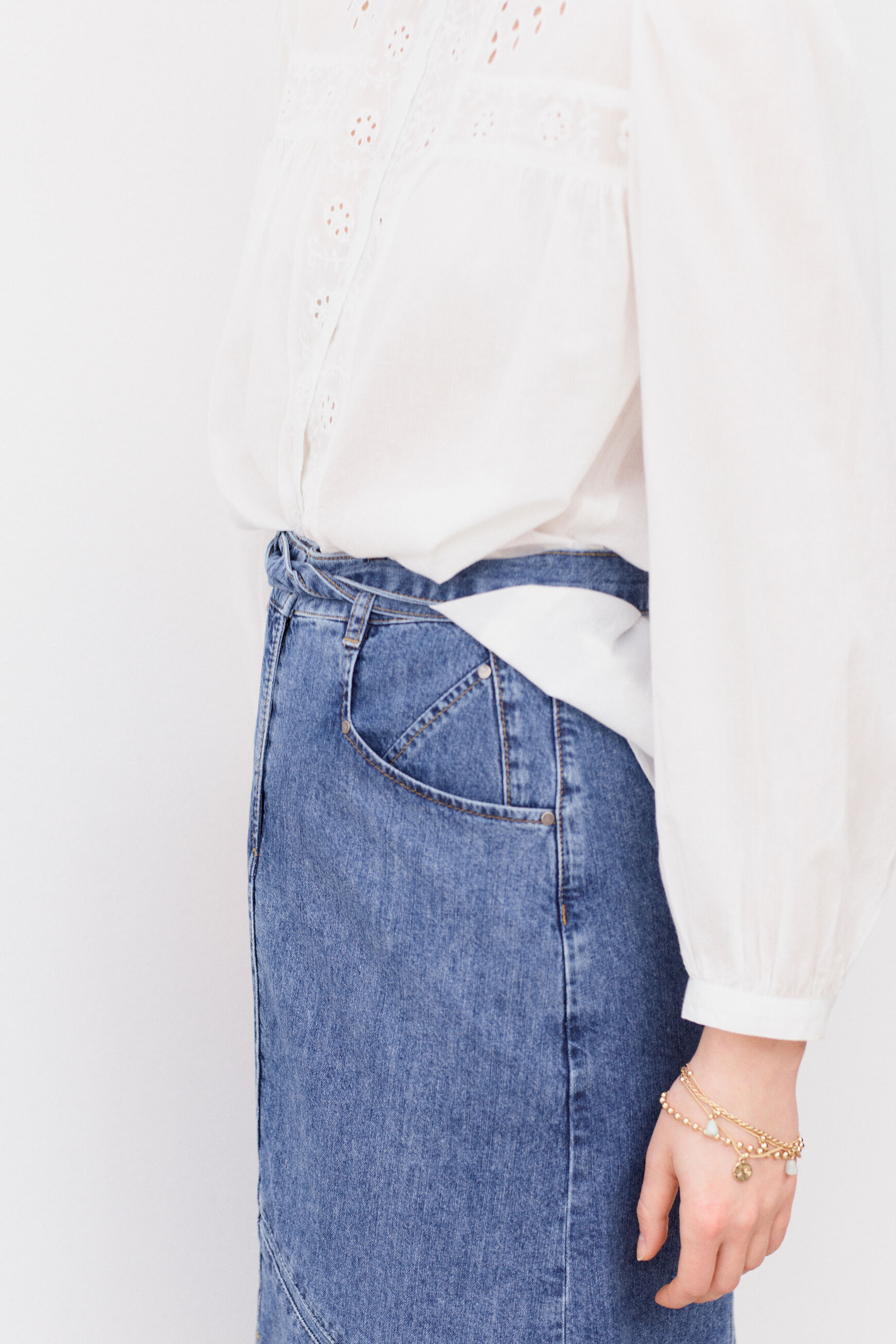 chemisier brady blanc femme