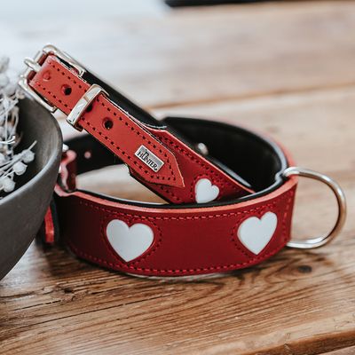 HUNTER Halsband Love, rot