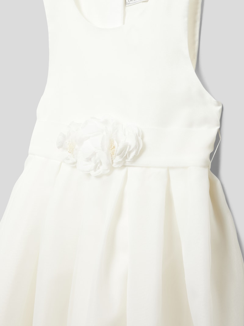 Kommunionskleid mit Taillenband in offwhite