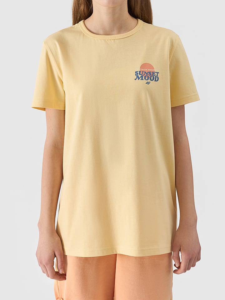 4F Shirt in Gelb günstig kaufen