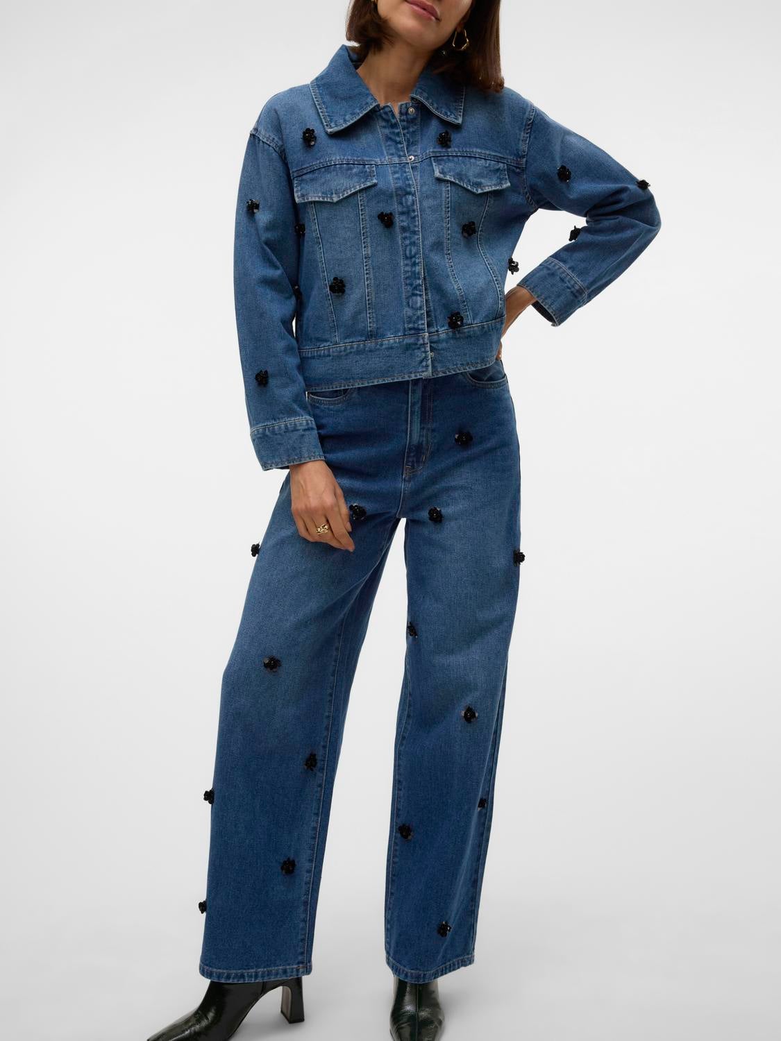 VMTAYLOR Mid Rise Baggy Fit Jeans