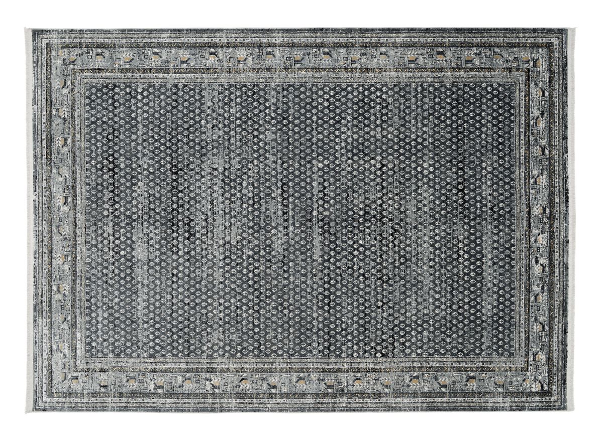 Webteppich Miri Dunkelgrau 160 x 230 cm