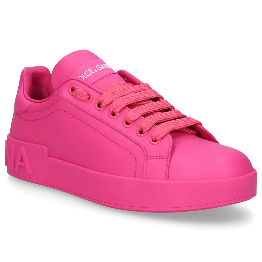 Dolce & Gabbana - Sneaker low PORTOFINO Nappaleder - pink