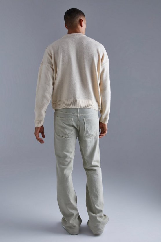 Kastiger Strickpullover