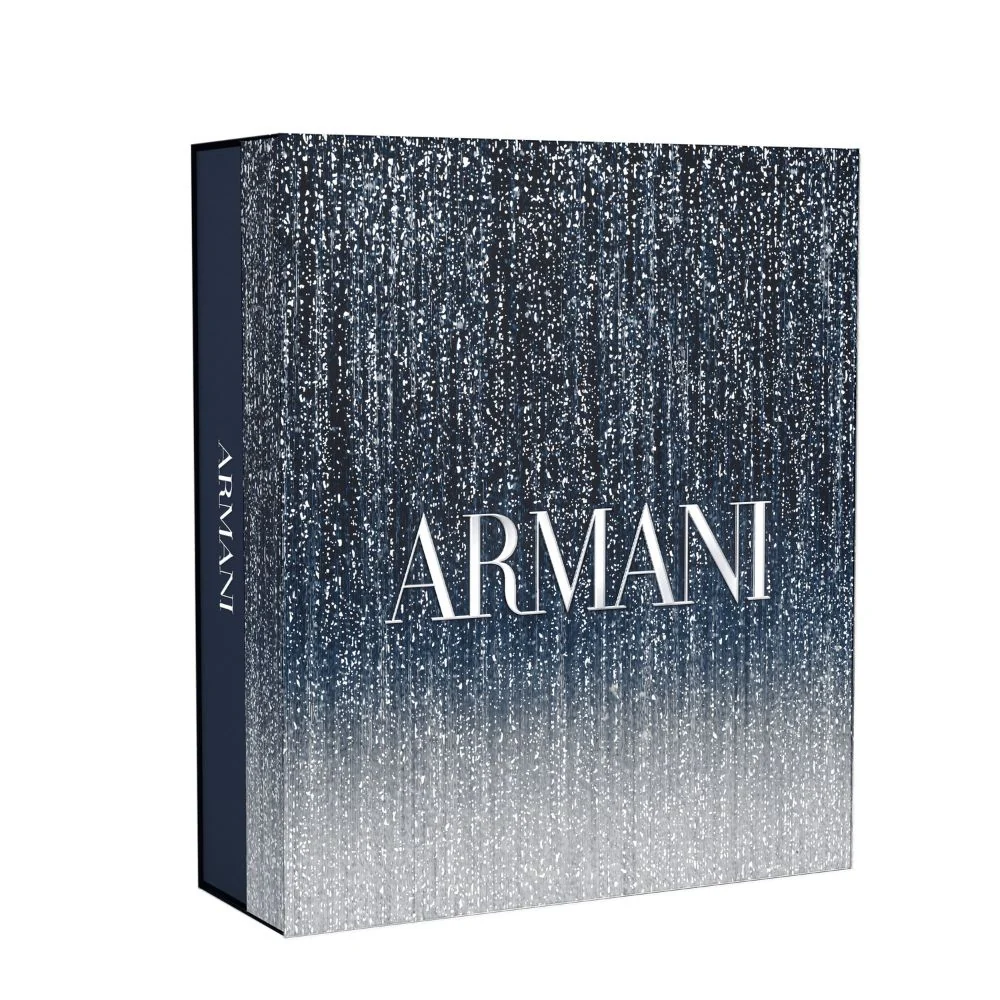 Armani Code Gift Set Eau de Toilette + Shower Gel 75ml - Holiday 2025 - Conjunto de perfume masculino, Eau de Toilette