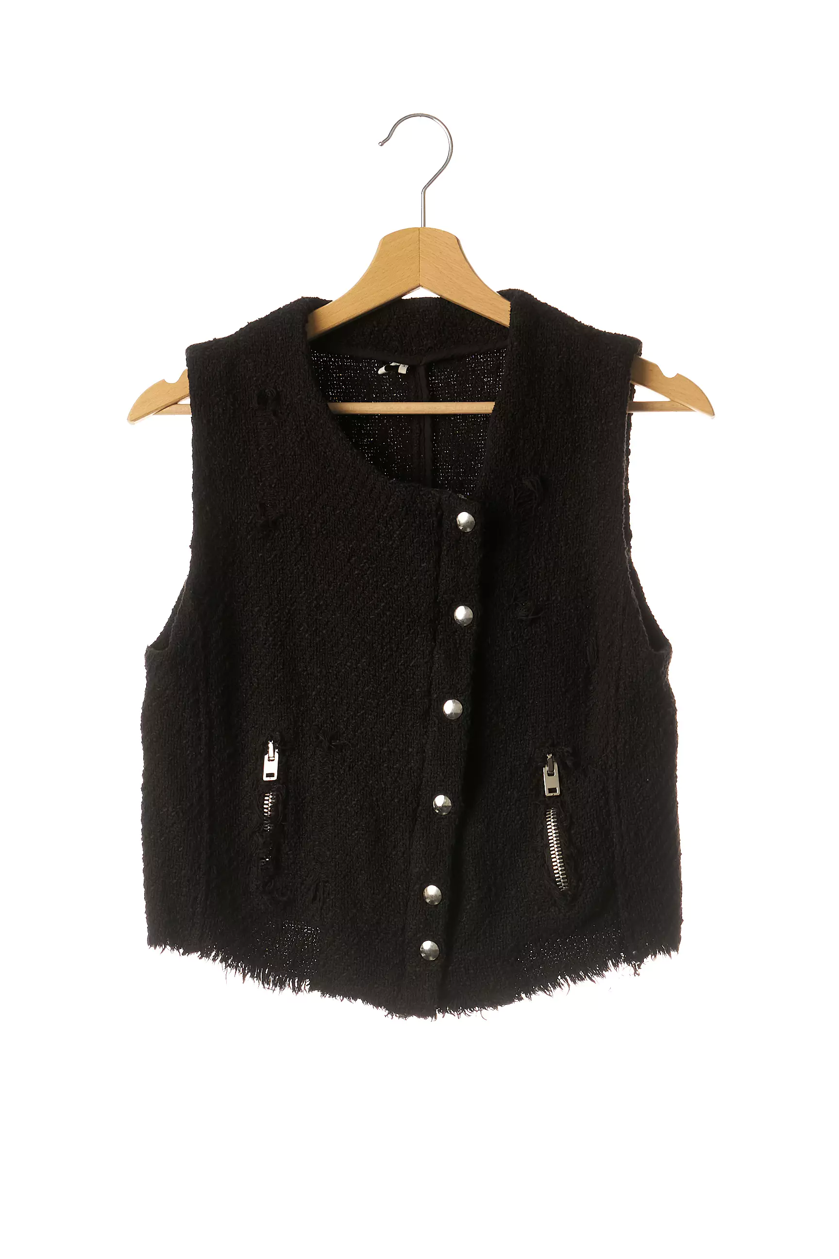 Iro Gilet Femme couleur noir