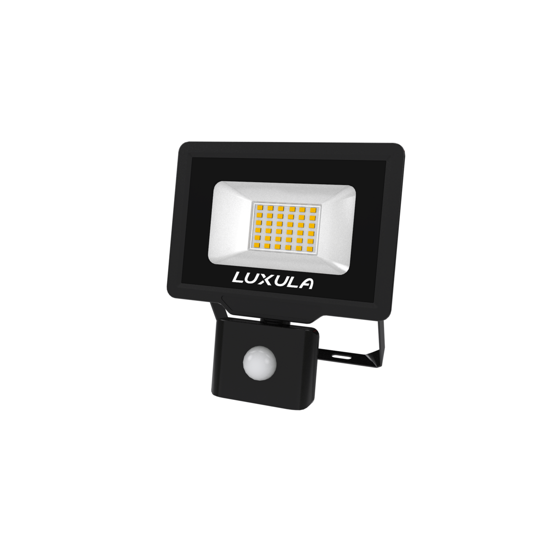 LUXULA LED-Fluter mit Bewegungsmelder, 30 W, 4000 K