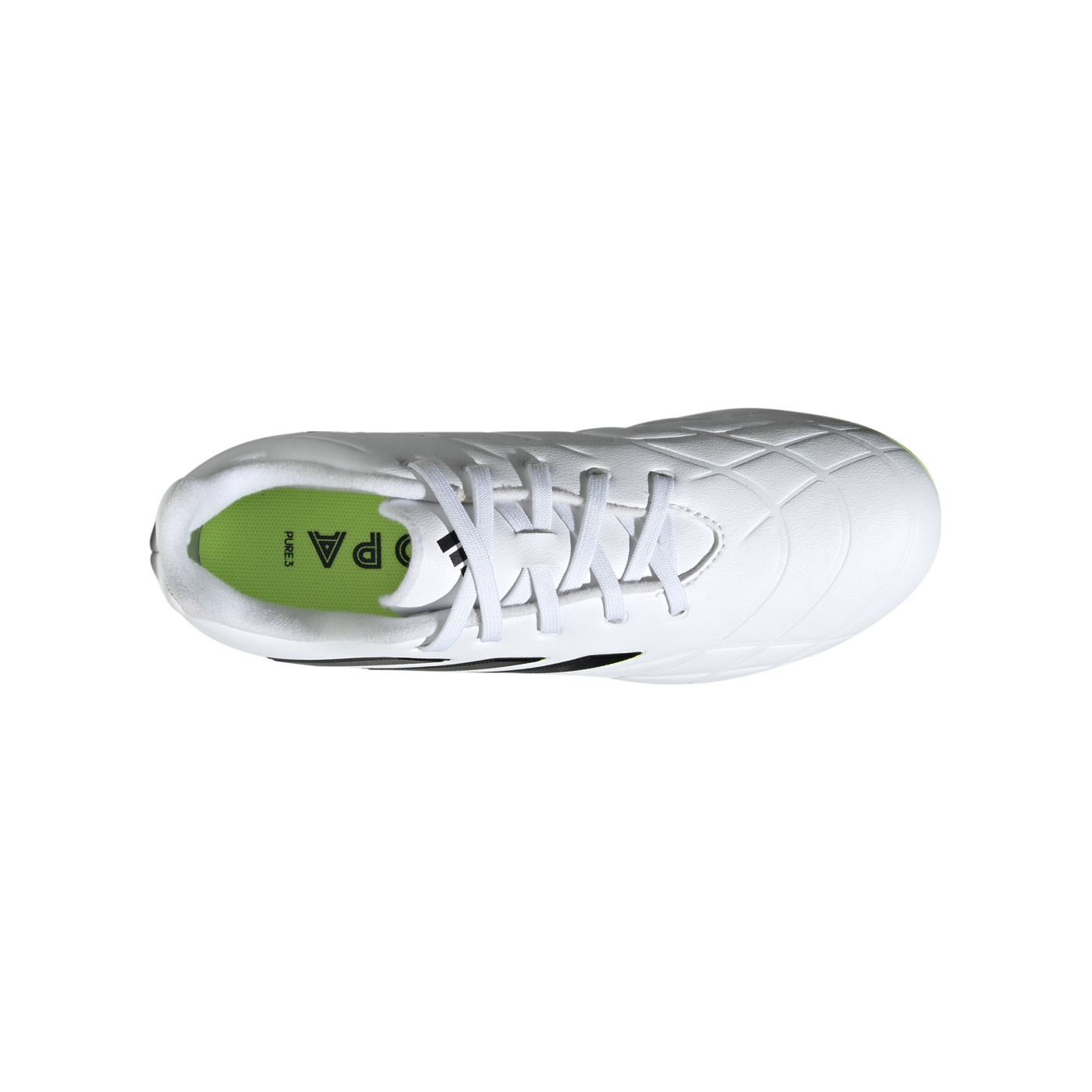 adidas COPA Pure.3 FG Kids Weiss Schwarz Gelb