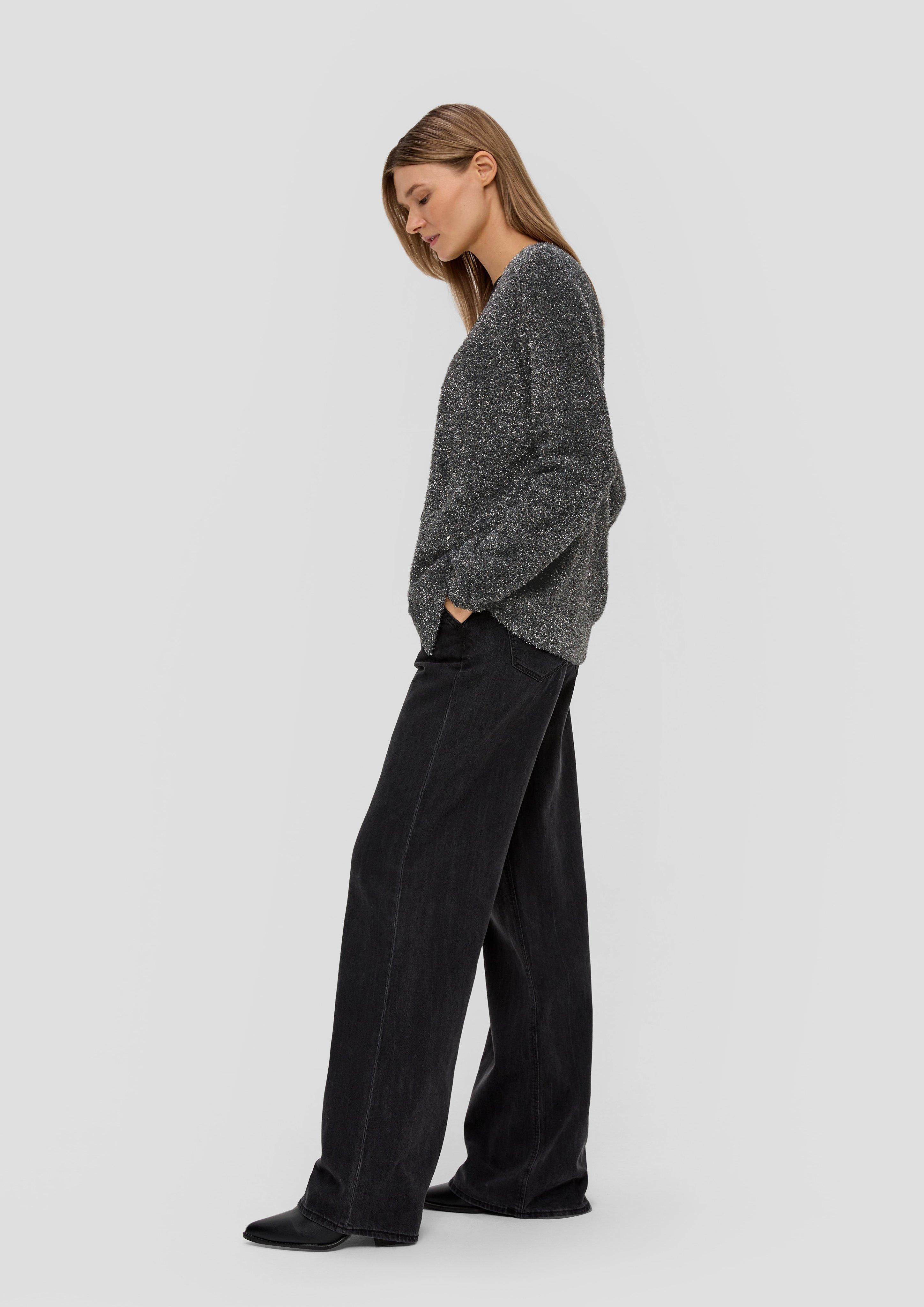 Offener Cardigan mit Effekt-Garn  2145460-9722
