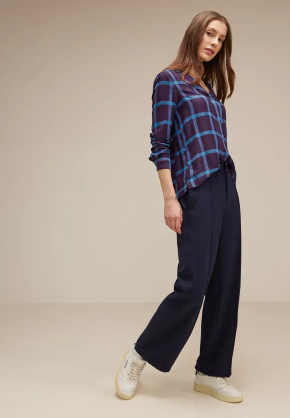 Street One Bluse mit Karomuster