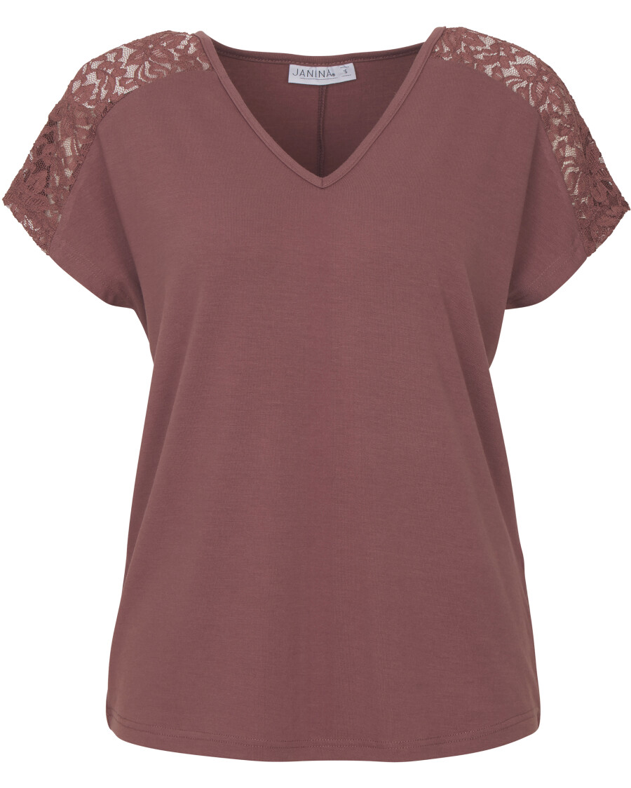 T-Shirt mit Spitze