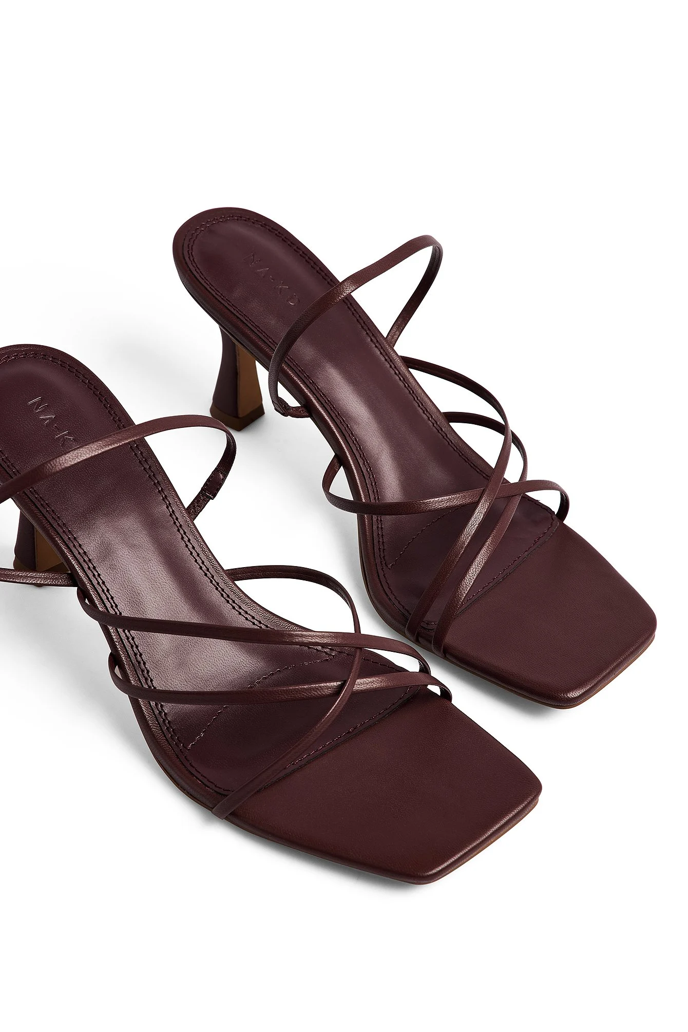 Leather Strappy Heels