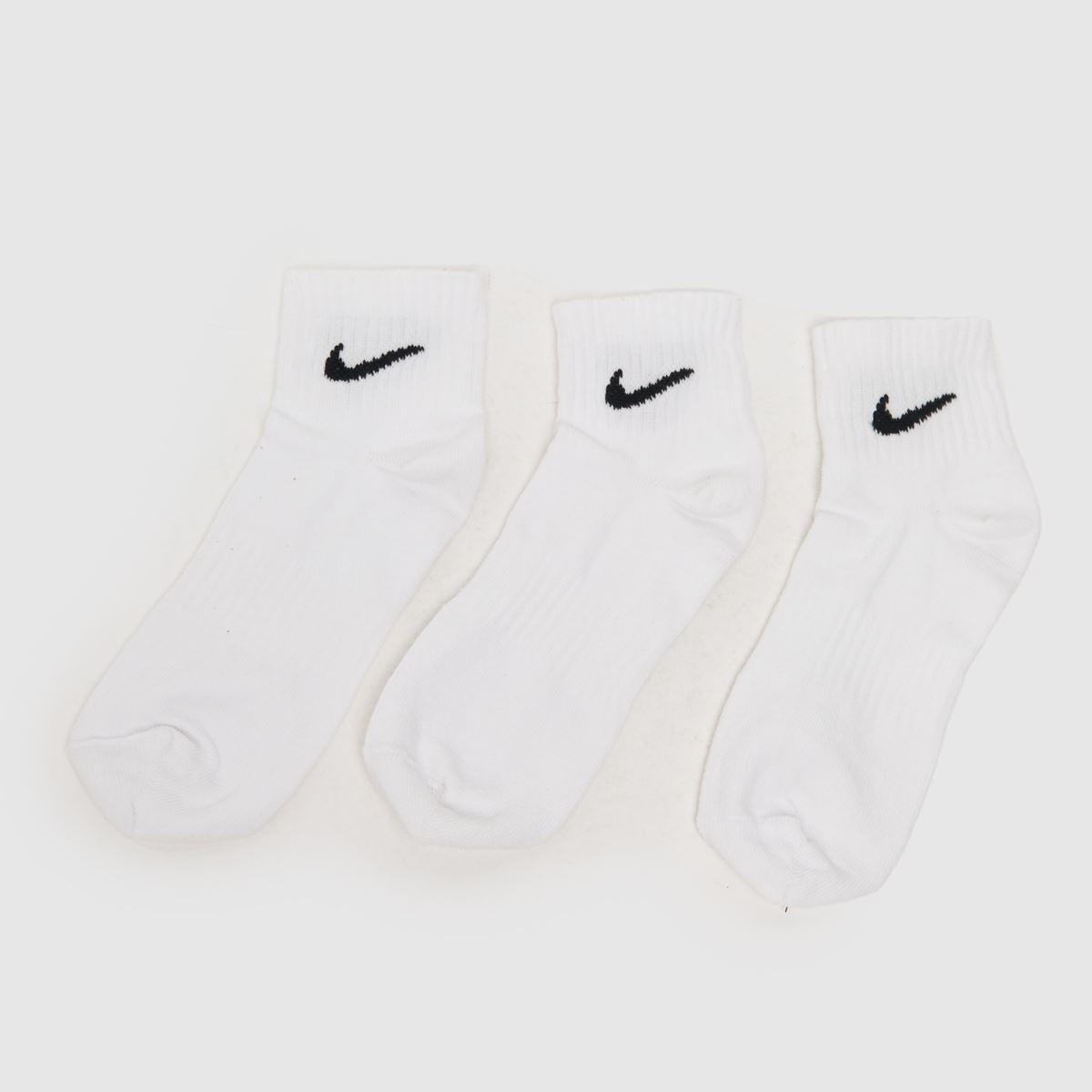 Nike fehér és fekete bokazokni 3 db-os csomag