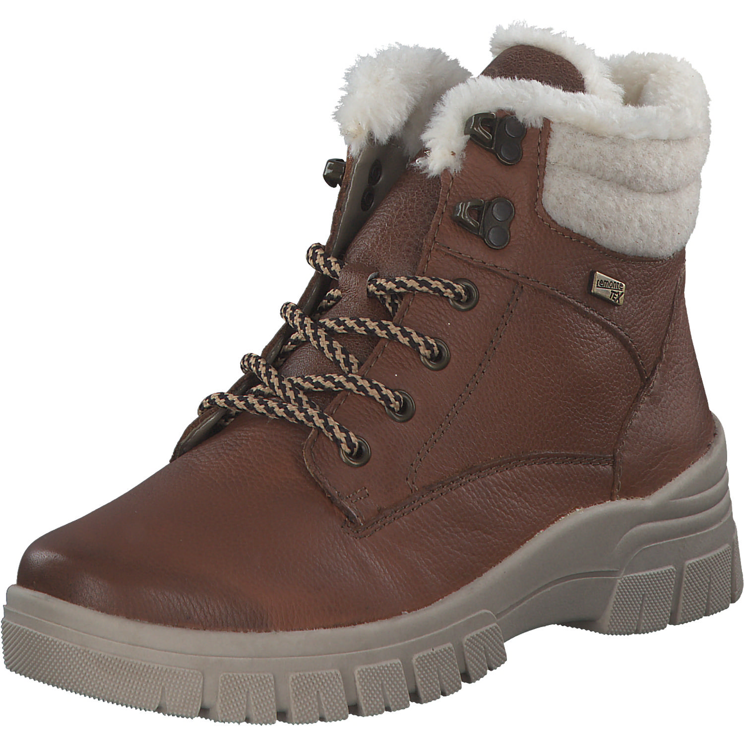 Remonte D0E71, Winterstiefeletten, Damen, amaretto/sand/amaretto/bianco