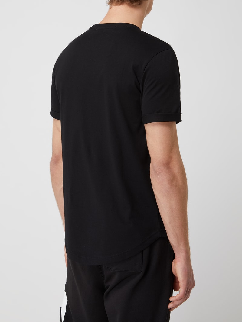 T-Shirt aus Bio-Baumwolle in black