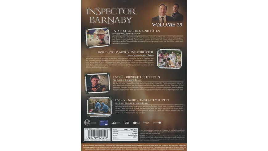 Inspector Barnaby Vol. 29  [4 DVDs]