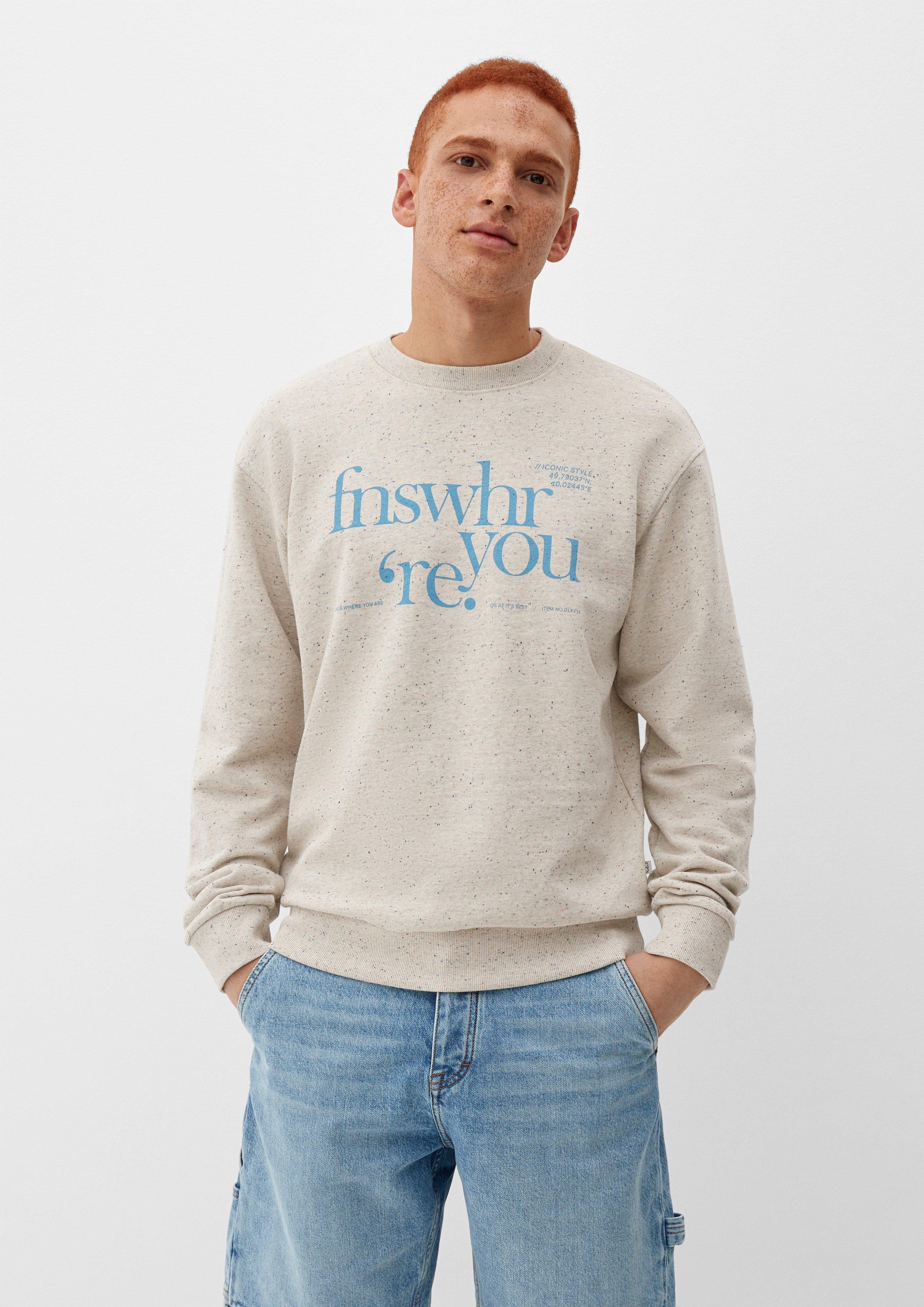 Sweatshirt mit Frontprint  2127555-80W0