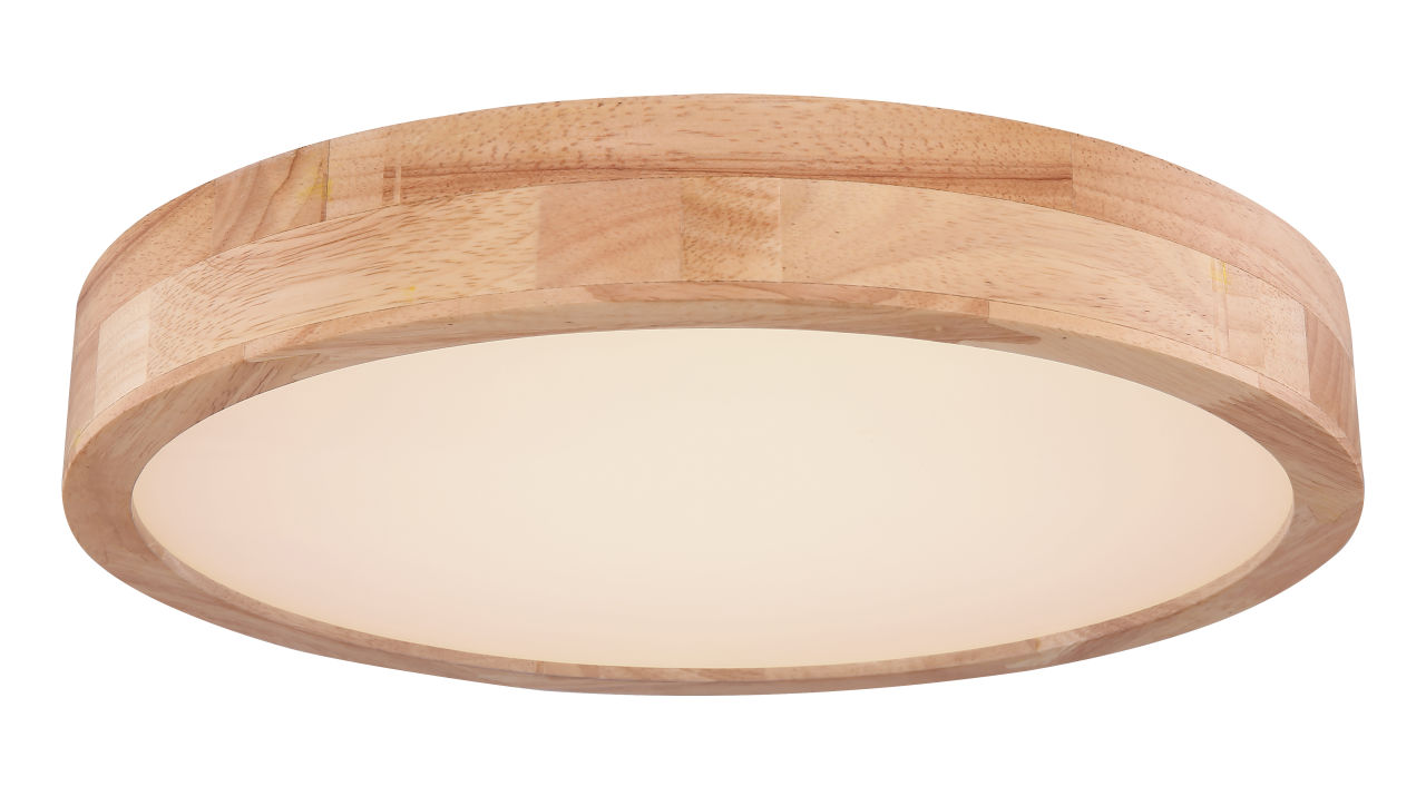 Globo Lighting - RAINER - Deckenleuchte Metall holzoptik, LED