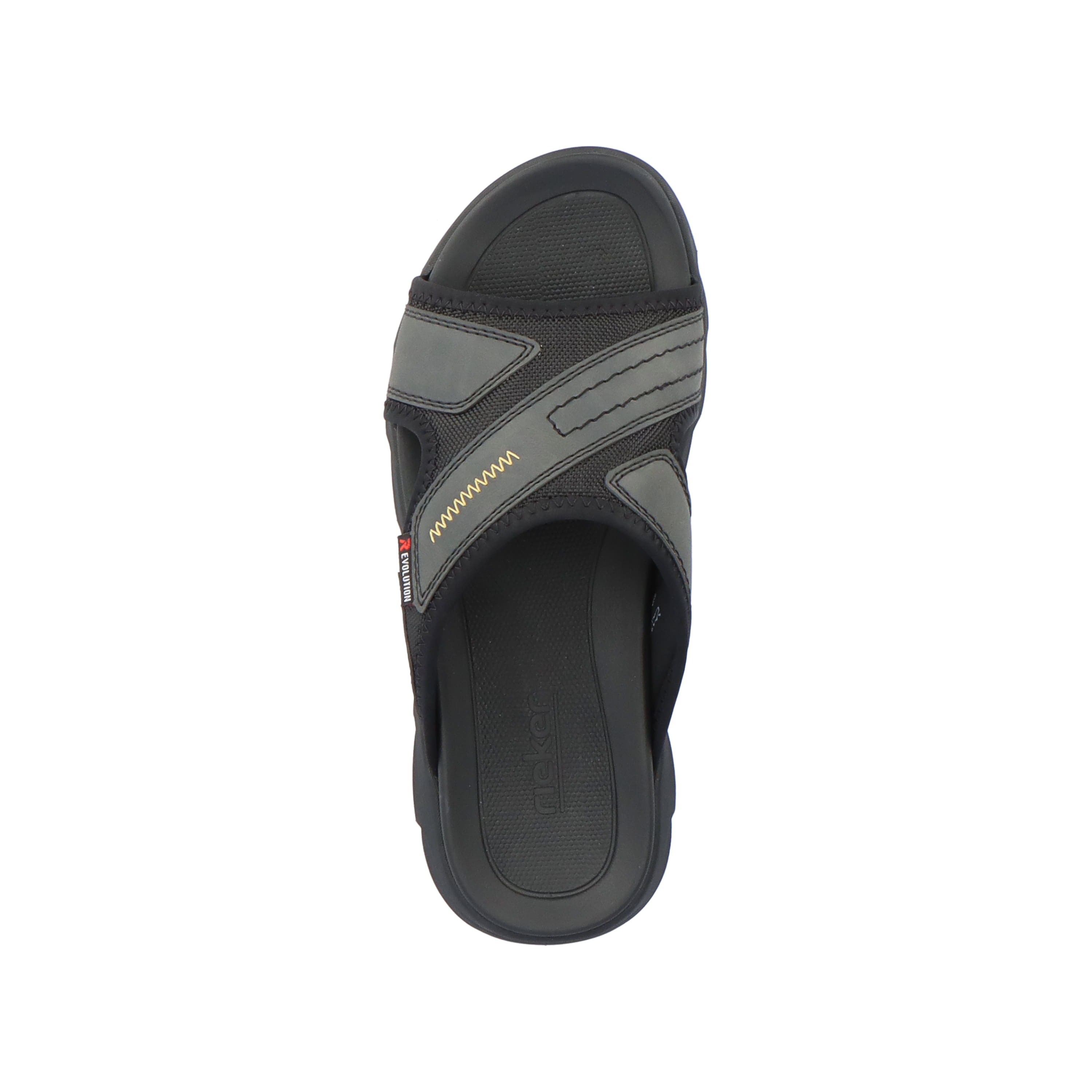 Rieker Herren Pantoletten steel black