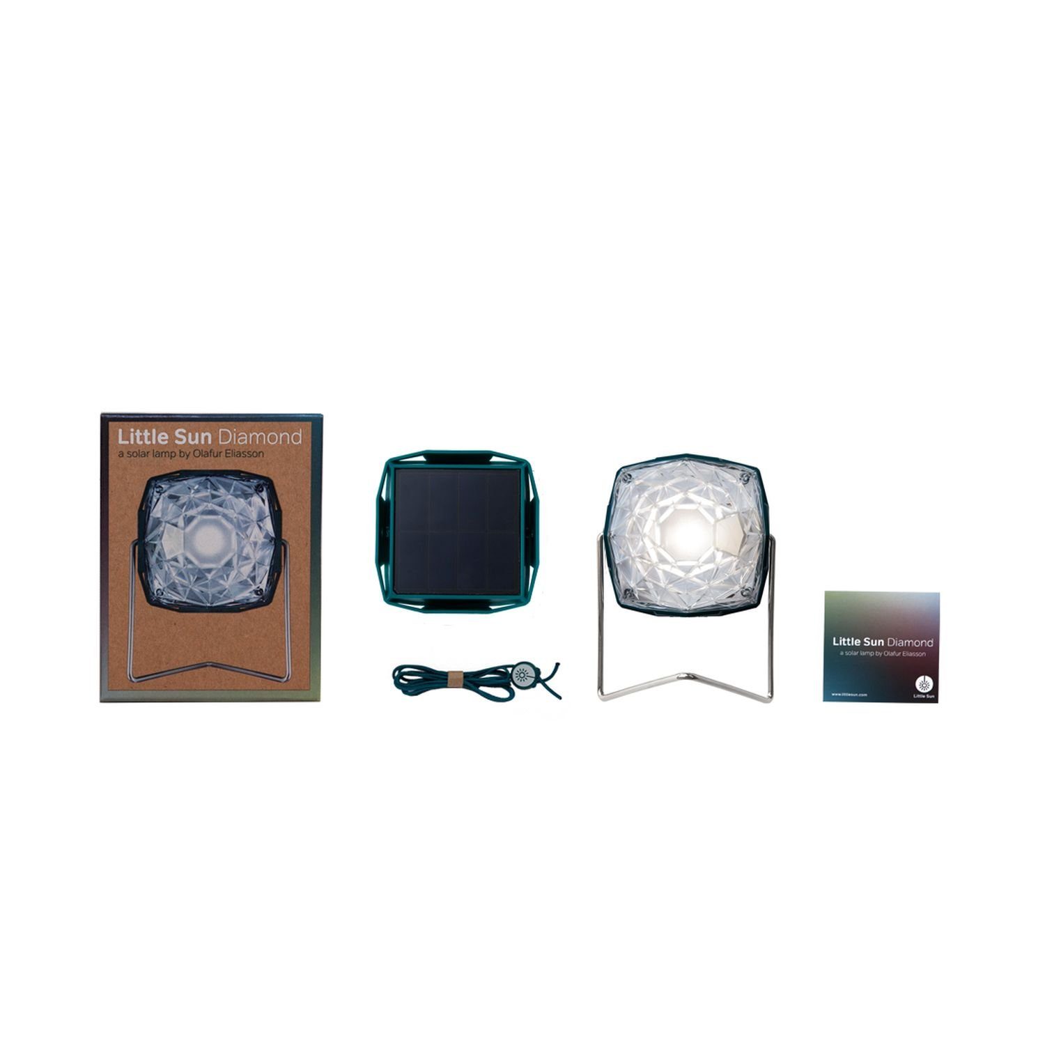 Little Sun LED Solarleuchte Diamond, Ein-/Ausschalter, LED fest integriert