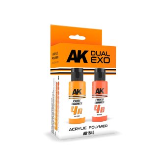 Dual Exo Set 4 - 4A Pure Orange & 4B Faded Orange