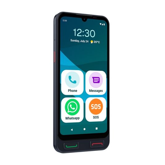SPC Zeus 2 Pro Smartphone - 128GB - Μαύρο - Τηλέφωνο για Ηλικιωμένους