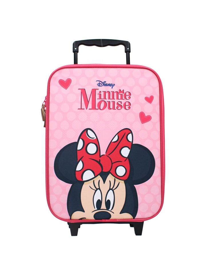 Disney Minnie Mouse Disney Minnie Mouse Kinderkoffer Trolley2 Rollen und geräumigem in Rosa günstig kaufen 42