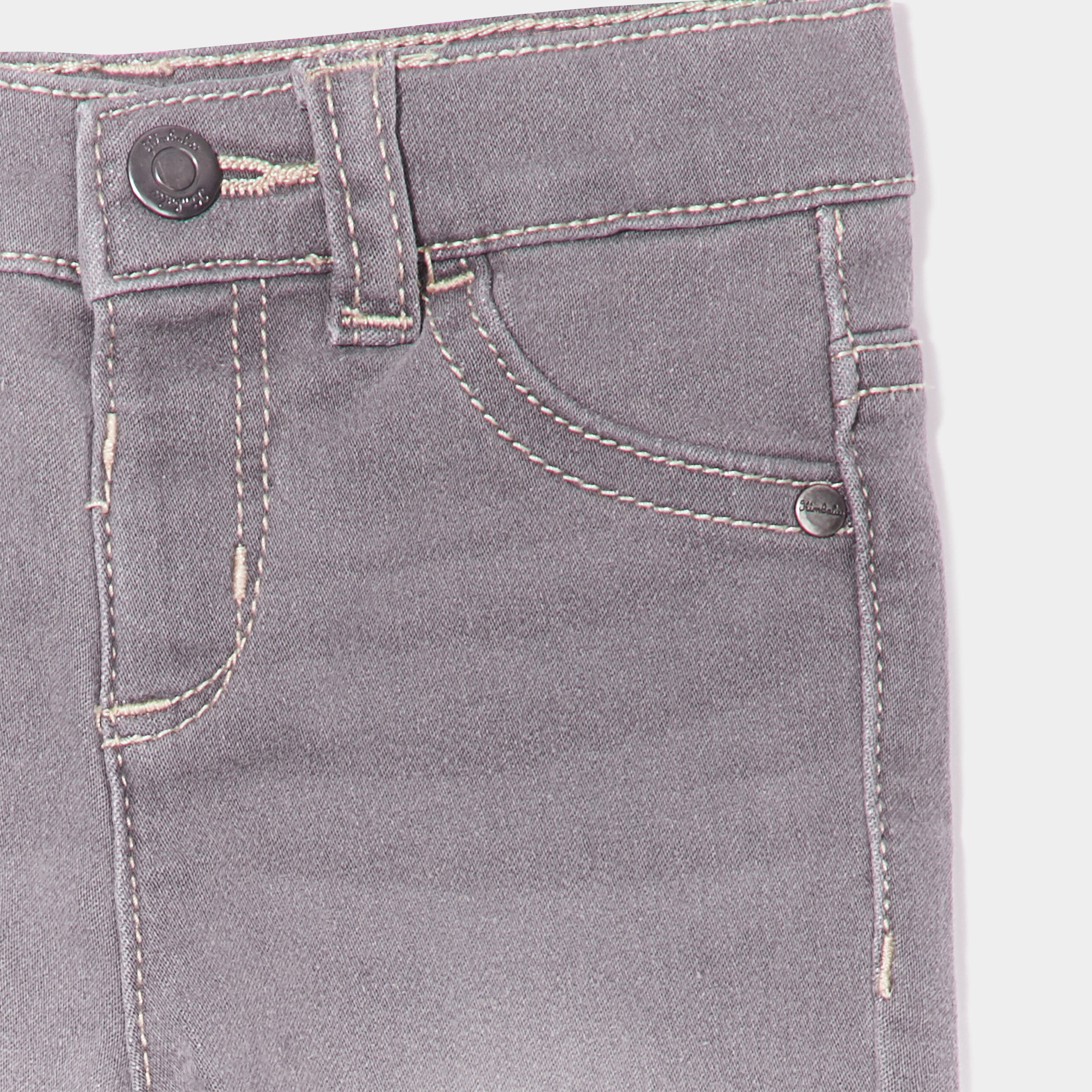 Jeans slim stretch gris bébé garçon | La Halle