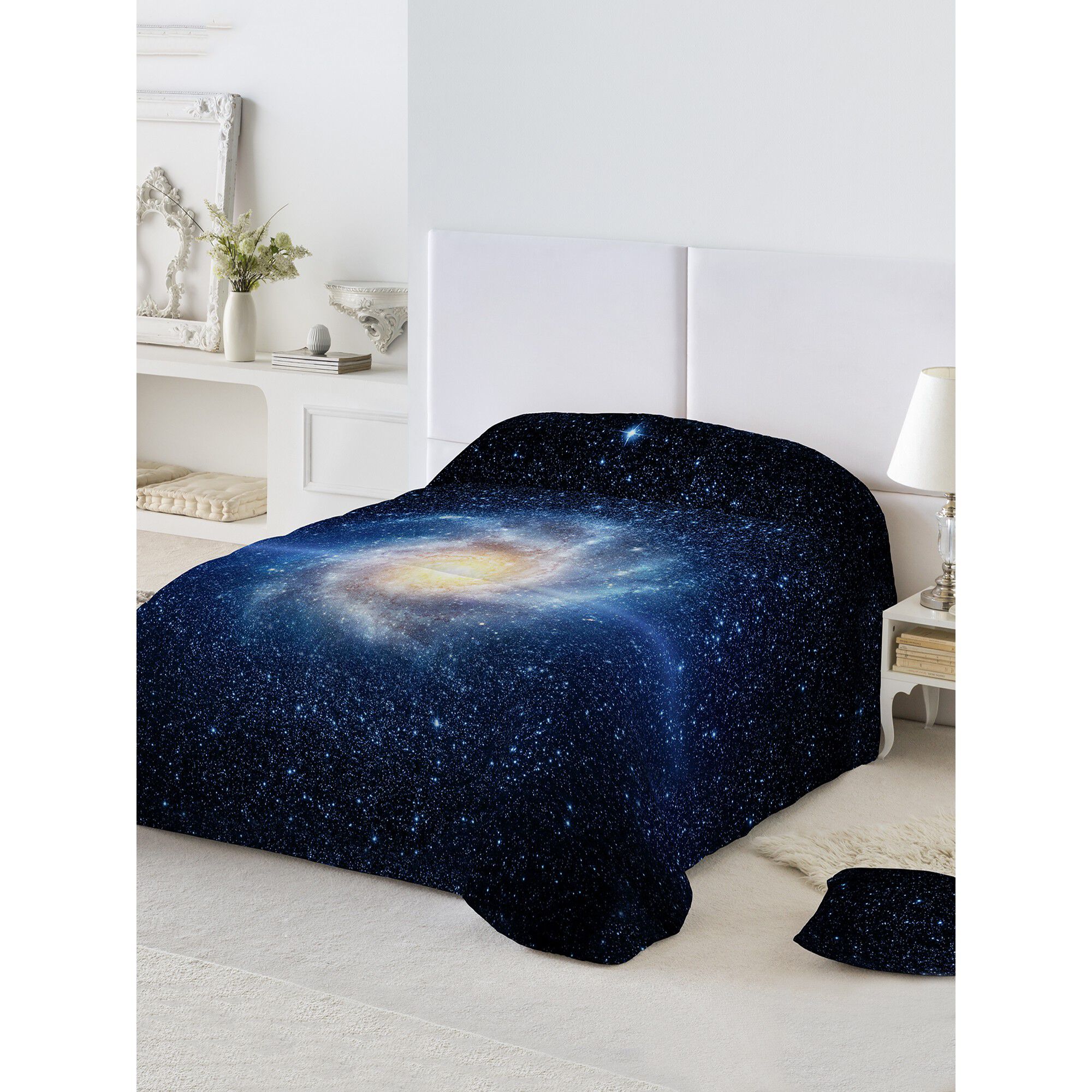 Couette microfibre imprimée Galaxie 200 g/m²
