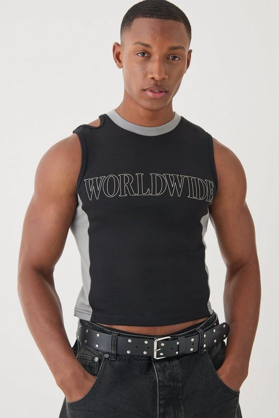 Geschnürtes Worldwide Tanktop