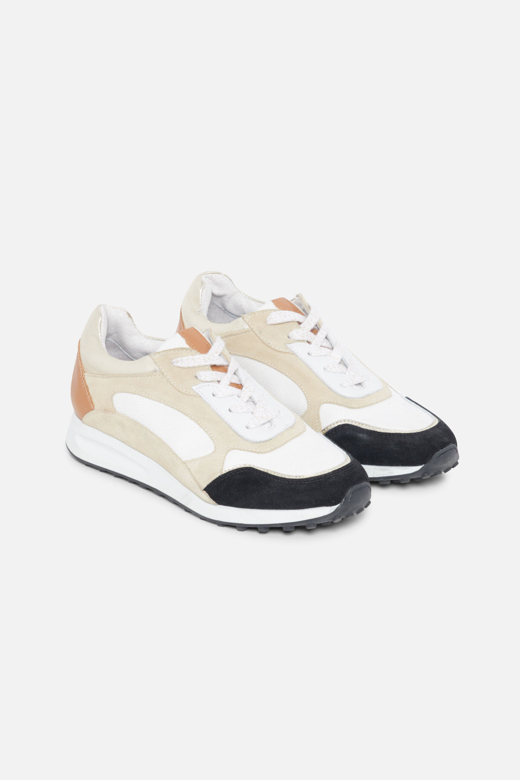 baskets julie beige femme