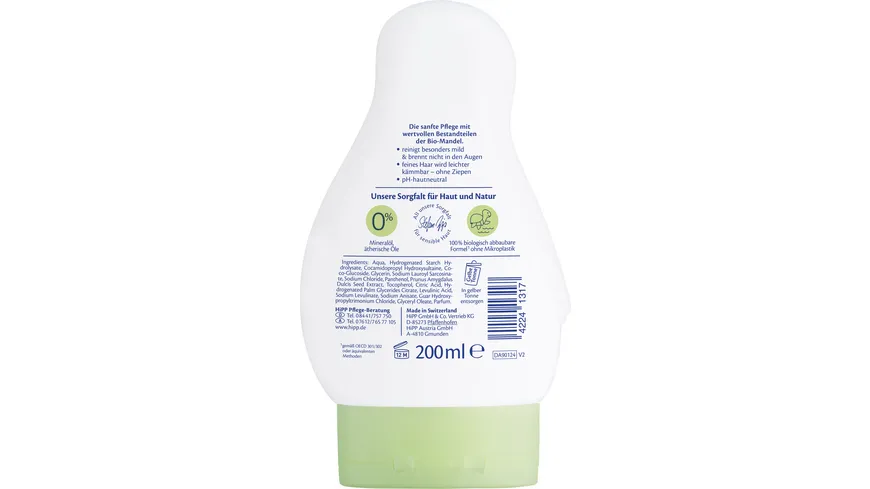 HiPP Babysanft 2in1 Shampoo + Dusche 200 ml