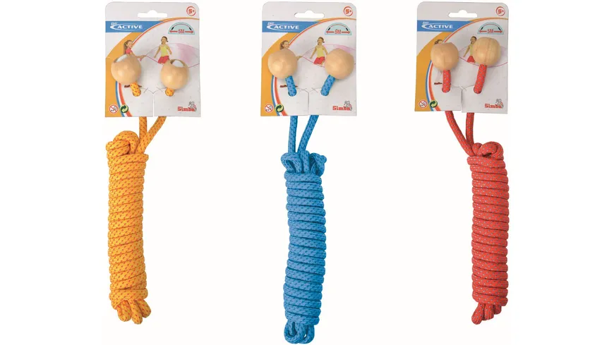 Simba - Be Active - Doppel-Sprungseil, 3-sort.