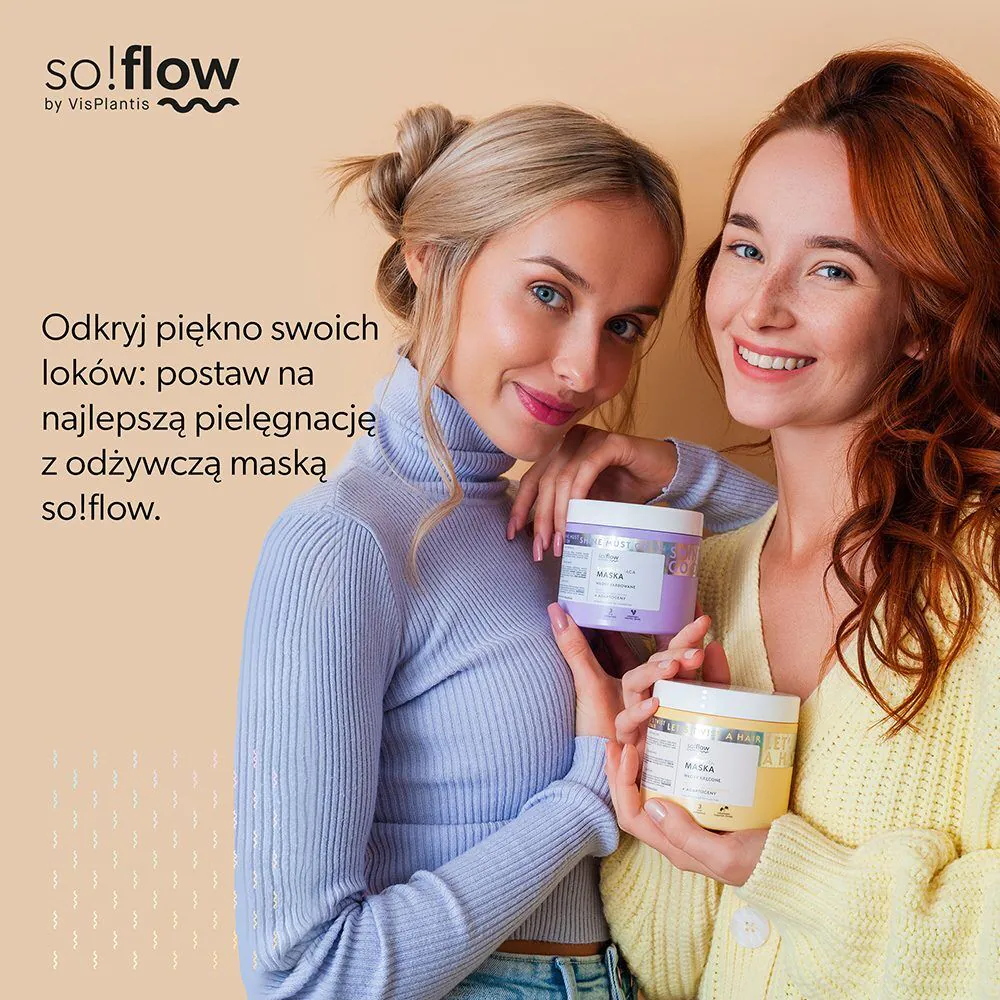 „So!Flow“ maitinamoji kaukė garbanotiems plaukams