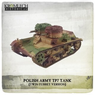 Polish Army twin-turret 7TP tank
