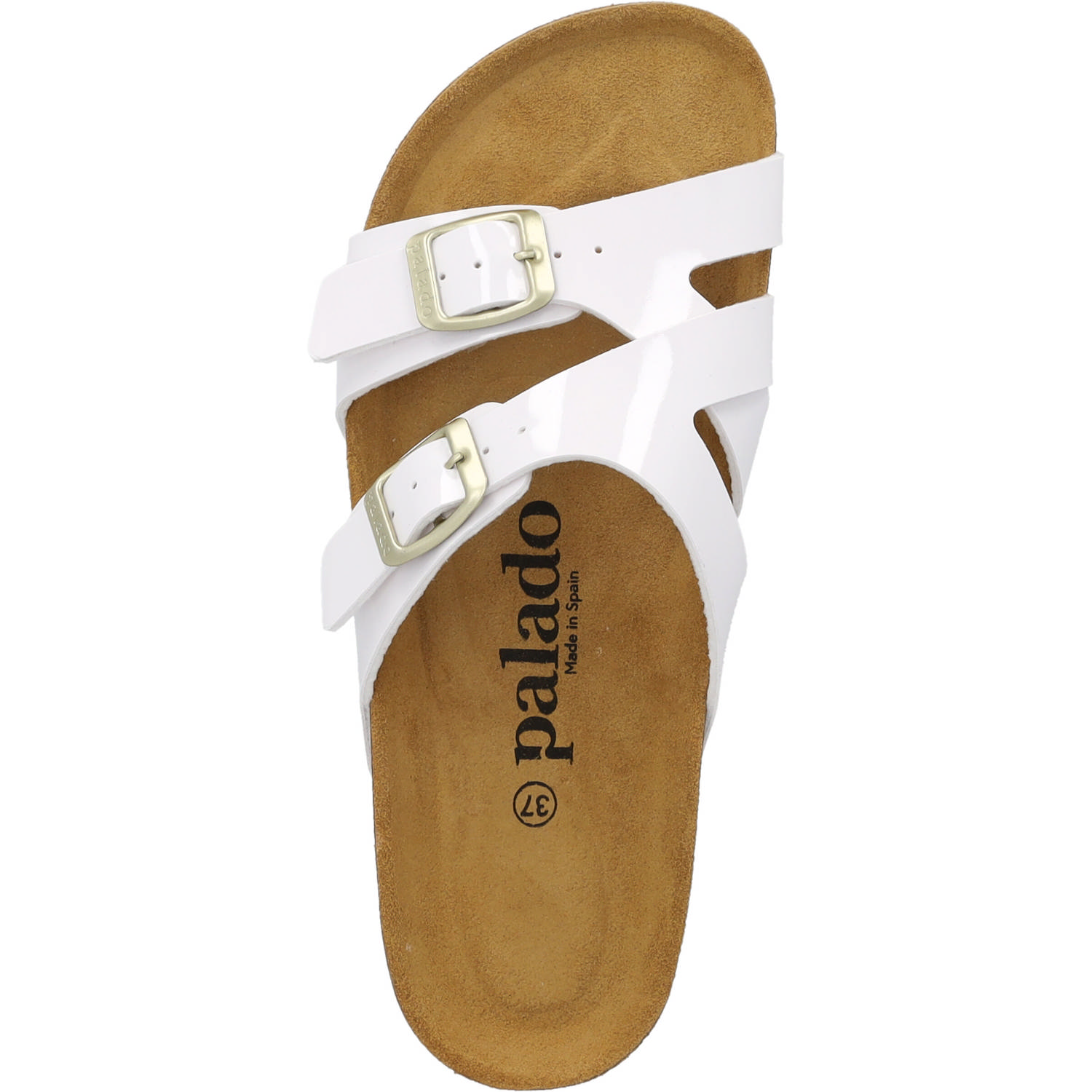 Palado Arrila, Pantoletten, Damen, Weiß Lack