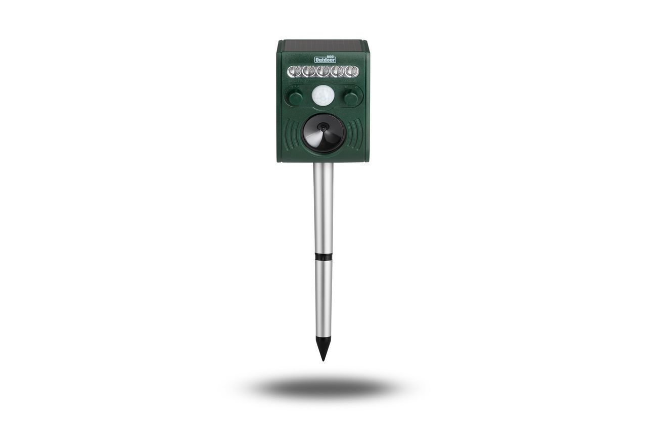 909 OUTDOOR Tierabwehr mit Ultraschall solarbetrieben