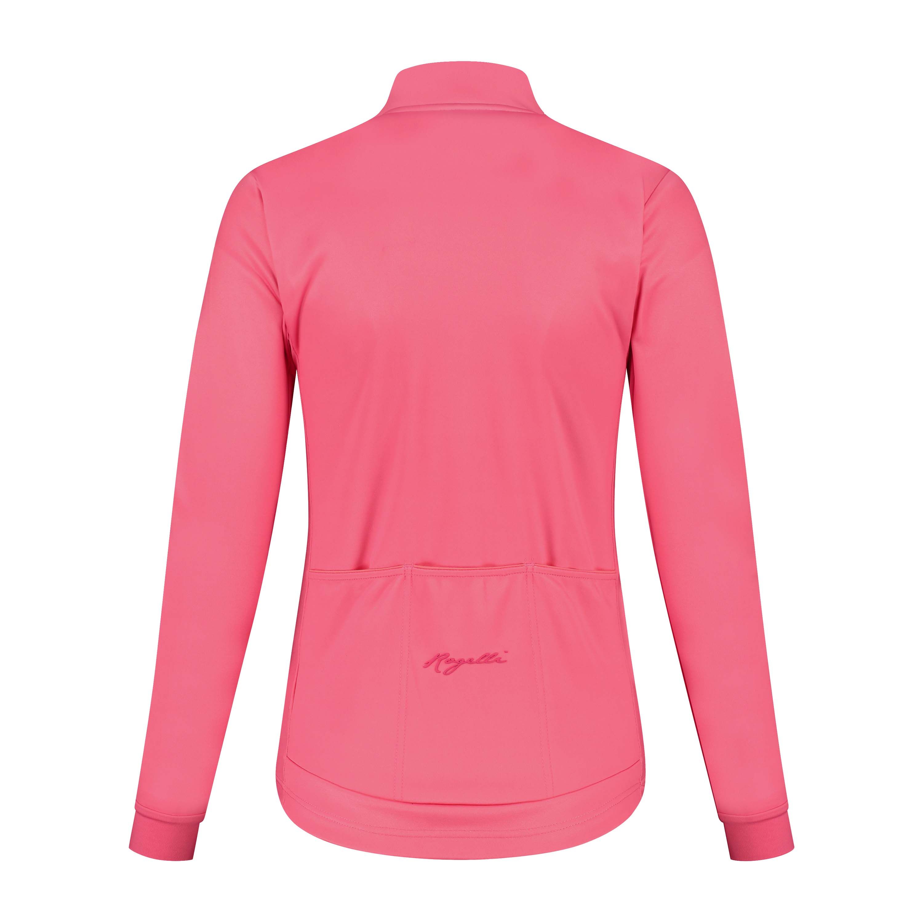 Rogelli Core Pink Damen Langarm-Radtrikot