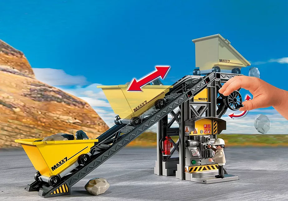 F&ouml;rderanlage mit Kompaktlader