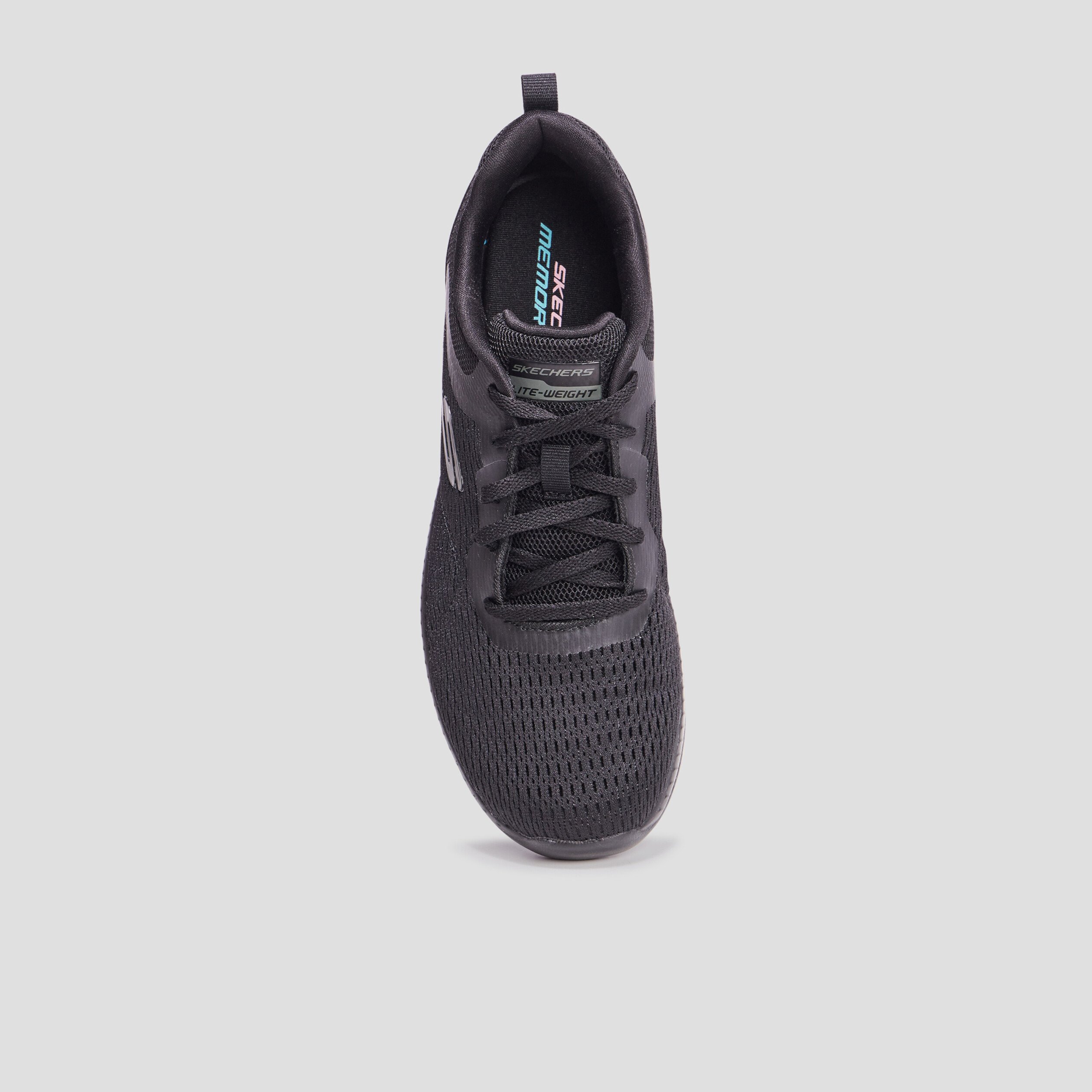 Baskets running mémoire forme Skechers noir femme | La Halle