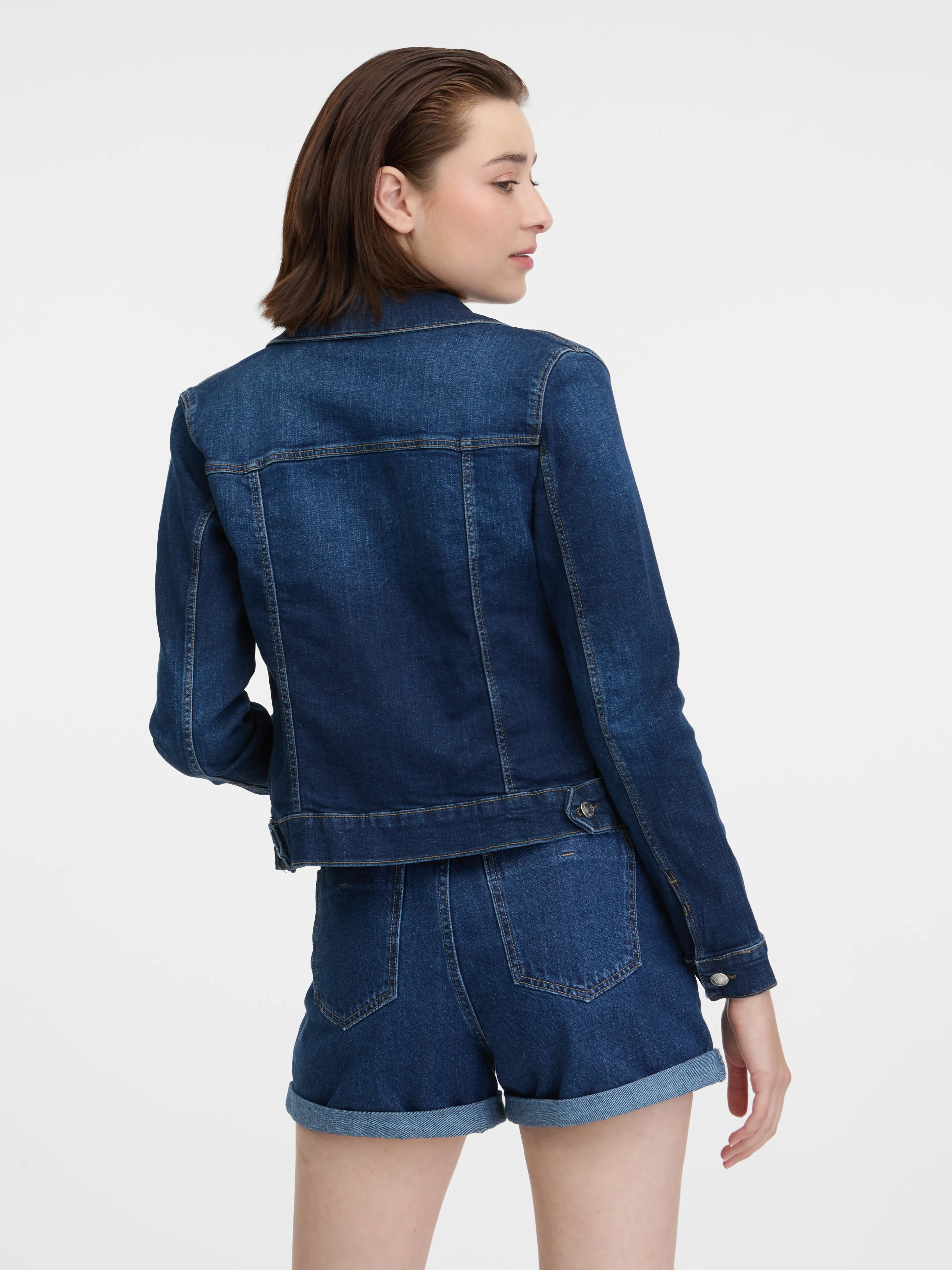 Blaue Damen-Jeansjacke ORSAY