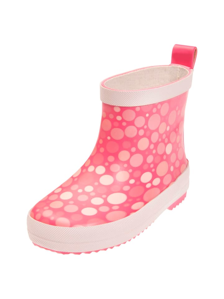 Playshoes Gummistiefel Halbschaft Tupfen in koralle günstig kaufen