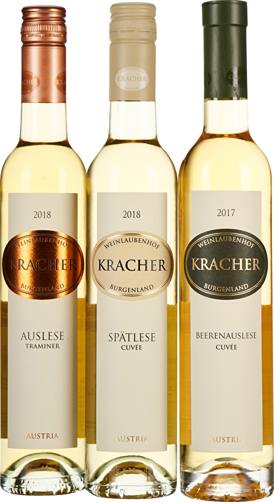 Kracher 6er-Set Süßweine in Holzkiste