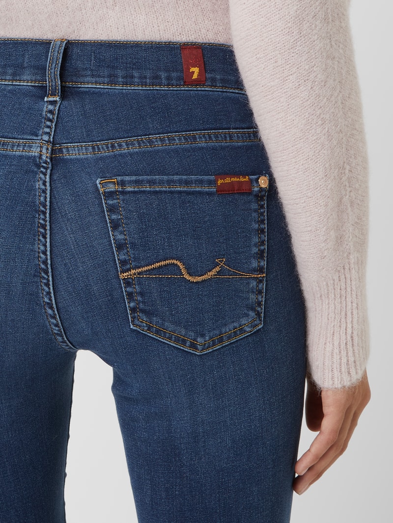 Bootcut Jeans mit Lyocell-Anteil in blau