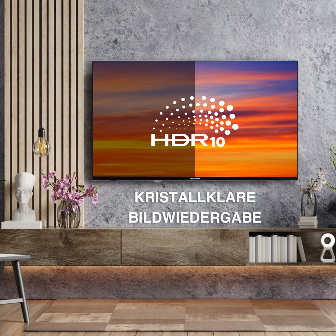 Telefunken XH32TO750S 32 Zoll Fernseher / Smart TV (HD, HDR, HD  6 Monate inkl., Triple-Tuner)